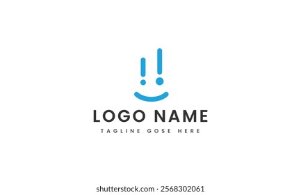 abstract Branding letter 2 year logo template design