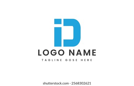 abstract Branding letter id logo template design