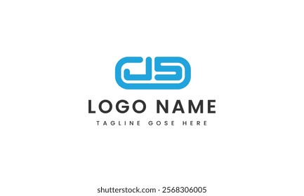 abstract Branding letter js logo template design
