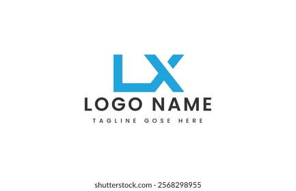 abstract Branding letter lx logo template design