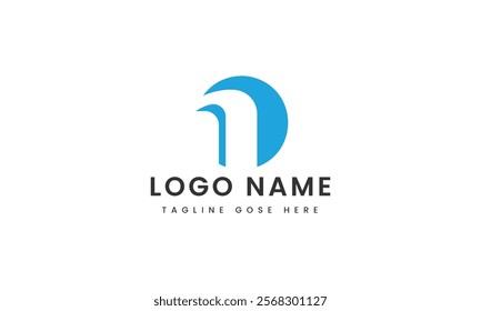 abstract Branding letter n logo template design