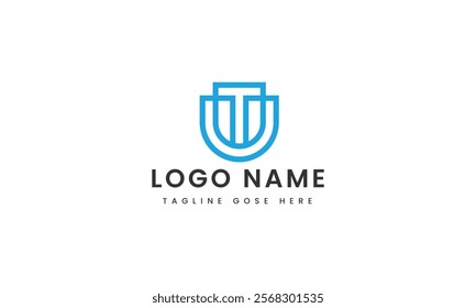 abstract Branding letter ut logo template design