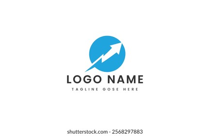 abstract Branding power logo template design