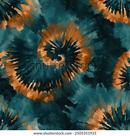 Abstract brawn, black and dark green tie dye shibori watercolor painting, Cute seamless pattern design element for sale banners, posters, labels, and gift wrapping paper.