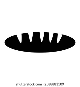abstract bread, bread silhouette, bakery