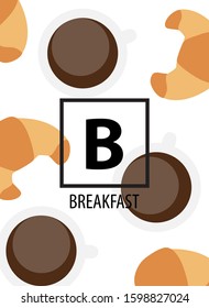 Abstract Breakfast Background Vector Illustration EPS10