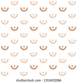 Abstract breast. Vector illustration of seamless pattern.
