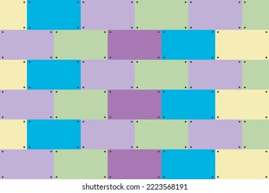 abstract brick background with modern colors, abstract vector of vintage rectangles