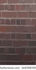 Abstract brick wall with a unique style and aesthetic color combination