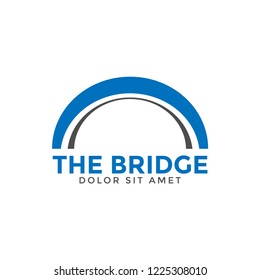 Abstract bridge graphic design template vector illustration