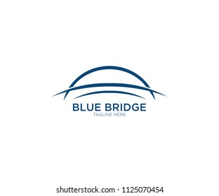 Abstract Bridge Logo Design Template