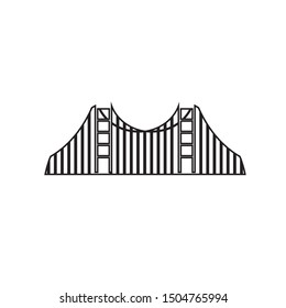 Abstract bridge logo design template
