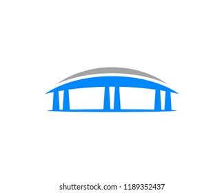 Abstract Bridge Logo Template