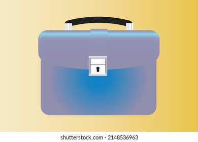 Abstract briefcase logo design and colorful art