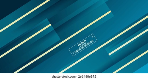 Abstract bright 3D background. Bright blue and brown overlapping shapes and lines pattern. Trendy concept on the background. Vector Eps10