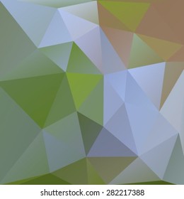 Abstract bright background with blue and green triangles.