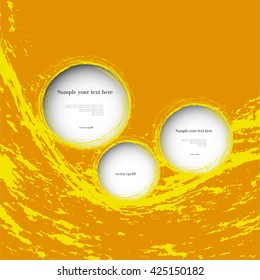 Abstract bright background with circles