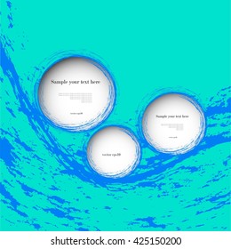 Abstract bright background with circles