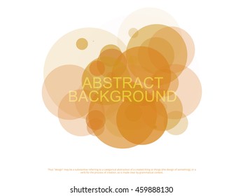 Abstract bright background with circles on a white background.