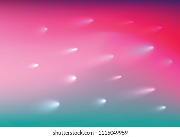 abstract bright background with comets
