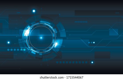 Abstract bright background for design. Luminous objects dark color