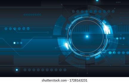 Abstract bright background for design. Luminous objects dark color.