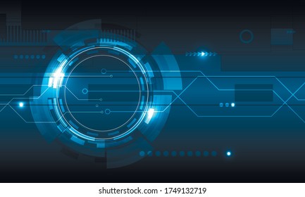 Abstract bright background for design. Luminous objects dark color