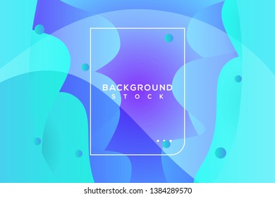 abstract bright background with ice blue gradient. curvy, wavy, fluid, flowing, irregular shapes. suitable for background, landing page, wallpaper, home screen, theme. vector illustration eps 10