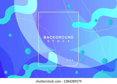 abstract bright background with ice blue gradient. curvy, wavy, fluid, flowing, irregular shapes. suitable for background, landing page, wallpaper, home screen, theme. vector illustration eps 10