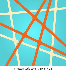 Abstract bright background. Bright background with lines. Art bright background with overlapping stripes. Background with bright stripes. Intersecting bright tapes. Background bright.