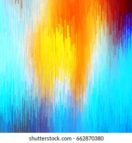 Abstract bright background of many elements. Glitch effect.