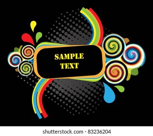Abstract bright background with place for your text