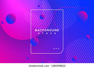 abstract bright background with purple & blue gradient. curvy, wavy, fluid, flowing, irregular shapes. suitable for background, landing page, wallpaper, home screen, theme. vector eps 10