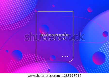 abstract bright background with purple & blue gradient. curvy, wavy, fluid, flowing, irregular shapes. suitable for background, landing page, wallpaper, home screen, theme. vector eps 10