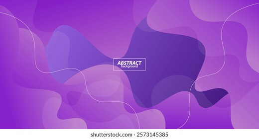Abstract Bright Background with Purple Wavy Design and White Lines. Eps10
