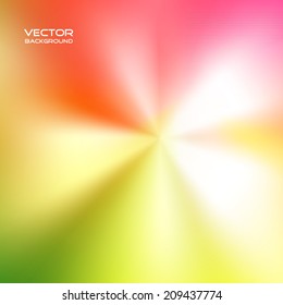 Abstract bright background with smooth lines. Vector illustration.