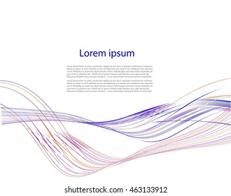 abstract bright background with smooth lines