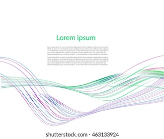 abstract bright background with smooth lines