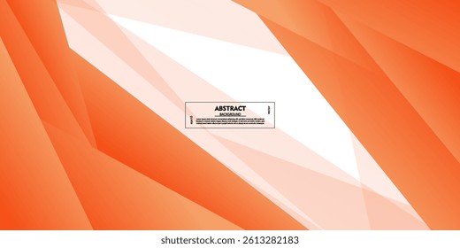 Abstract bright background with soft orange color. 3D overlapping shadow pattern background. Vector Eps10