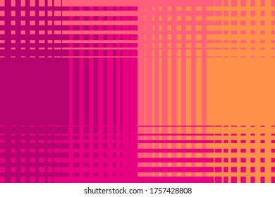 Abstract bright background with stripes and squares. Background in red and orange colors. Vector illustration.