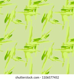 Abstract bright background as UFO camouflage in different shades of green. Seamless repeat pattern - forest spring or summer camo, wallpaper, backdrop or for print for textile or wrapping paper