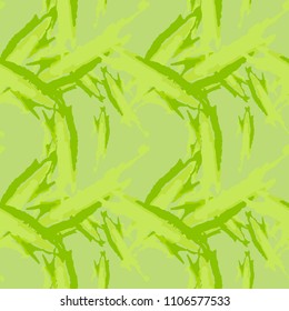 Abstract bright background as UFO camouflage in different shades of green. Seamless repeat pattern - forest spring or summer camo, wallpaper, backdrop or for print for textile or wrapping paper