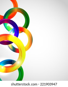 Abstract Bright Background Vector Illustration