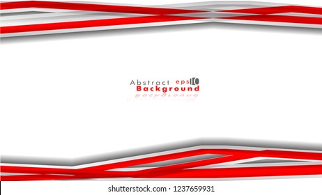 Abstract bright background. Vector template. Color red and grey
