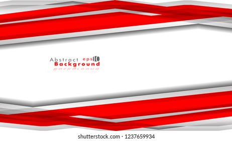 Abstract bright background. Vector template. Color red and grey