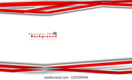 Abstract bright background. Vector template. Color red and grey