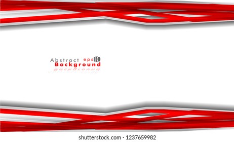 Abstract bright background. Vector template. Color red and grey