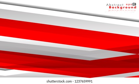 Abstract bright background. Vector template. Color red and grey