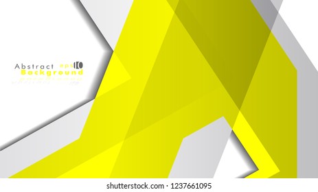 Abstract bright background. Vector template. Color yellow and grey