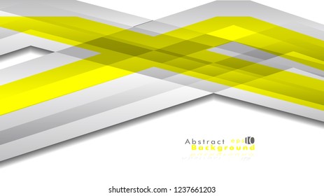 Abstract bright background. Vector template. Color yellow and grey